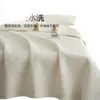 Colcha de cama de algodão puro dupla face, peça única, 100% algodão, lençol de cama tatami acolchoado, adequado para todas as estações, conjunto de três peças