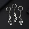 Llavero Colgante Creativo de Metal con Nota para Bolso Unisex Accesorios Colgantes Regalo Conmemorativo de Concierto