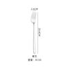 Cuchara de Acero Inoxidable 304 Cuchara Coreana de Mango Largo Juego de Vajilla Cuchara para Arroz Seco Espesada Paquete de 6 Cuchara Tenedor Caja de Regalo