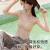 Camisola de encaje francés para mujer, no necesita sujetador, entallada a la cintura, adelgazante, fruncida y evita que las tiras del sujetador se resbalen, versátil y elegante