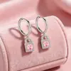 Exquisitos Pendientes de Zirconia, Clips para Orejas para Mujer, Acero Inoxidable, Múltiples Estilos a Elegir, Pendientes Retro Franceses, Suministro Directo de Fábrica