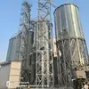Fabricante de silos de chapa de acero galvanizado para almacenamiento de grano y fábricas de piensos, utilizando un método de construcción de silo vertical atornillado de maíz prefabricado