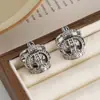 Brinco Pingente Coroa Geométrica Transfronteiriço Europeu e Americano Moda Simples Brincos Exquisitos Estilo Corte Retro Ornamentos de Orelha para Mulheres Atacado