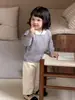 Ropa Infantil Coreana para Niñas Suéter de Punto Trenzado Ropa para Bebé Otoño e Invierno Suave y Esponjoso Jersey de Manga Larga Tejido de Punto Elegante para Niños