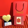 Popular Oro Puro 999 Exquisito de Gama Alta de Shuibei Regalo del Día de San Valentín Chino Declaración de Amor Regalo de Amor para Amigos Hombres y Mujeres Venta al por Mayor