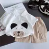 2026 Nuevo Conjunto de Verano para Bebé Conjunto para Niños Manga Corta Elegante Moderno Infantil Deportivo Verano Conjunto de Dos Piezas Moderno