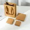 Caja de joyería de papel multicolor para colgantes, pendientes y pulseras, caja de embalaje vacía de 1.6 cm de alto para comercio transfronterizo