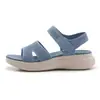 8928-7 Novo Verão 2025 Sandálias Casuais de Velcro com Solado Grosso Femininas Casuais Leves de Praia Calçados Femininos Estilo Esportivo
