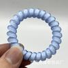 Pulsera de Cordón de Teléfono de Color Gelatina de Aspecto Elevado, Alta Elasticidad, Cuerda Gruesa para el Cabello, Coleta, Goma para el Cabello que No Daña, Accesorio Versátil para el Cabello