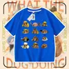 2026 Ropa para Perro Mi Cuchillo y Escudo Camiseta de Algodón Puro Manga Corta Shiba Inu Divertido Paquete de Emoticonos Abstractos Top para Niños y Adolescentes