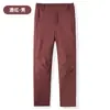 Novas calças casuais à prova de vento com forro de fleece para outono e inverno, espessadas para aquecimento, resistentes ao desgaste, com forro de fleece para reter o calor, resistir ao frio, e são respiráveis e absorvem o suor