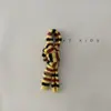 Bufanda para Niños Otoño e Invierno Elegante Rayas Bloques de Color Calentador de Cuello Moda Infantil de Invierno Tendencia Pequeña Etiqueta Polaina de Cuello Tendencia