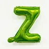 Set Combinado Transfronterizo 16 Pulgadas Inglés A-Z Fruta Verde Letra Globos de Papel de Aluminio Verde Claro Globos con Números de Cumpleaños