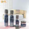 Nuevo Set de Botellas de Vidrio para Cosméticos Material de Empaque Botella de Vidrio de 120ml para Loción Hera Aceite Esencial Botella Dispensadora de 50g para Crema