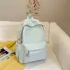 Mochila Simples Leve de Cor Sólida Novo Estilo para Estudantes Universitários, Mochila de Grande Capacidade para Estudantes do Ensino Médio, Bolsa Escolar, Mochila de Viagem