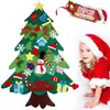 Luces LED de tres metros con una variedad de Fieltro Árbol de Navidad Colgante DIY Infantil christmasterree Suministros navideños