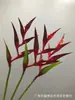 Simulación Flor Escorpión Única Paraíso Flamenco Grulla Cola de Escorpión Plátano Mano PU Pájaro Colgante Grulla Flores Decorativas Tropicales