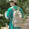 Mochila exterior para hombre y mujer, gran capacidad, ligera, nueva mochila de viaje, mochila escolar para estudiantes, estilo casual simple, plegable