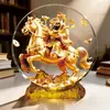 Ornamento de Cristal do Cavalo do Zodíaco para Sucesso Imediato, Atraindo Riqueza, Adequado para Sala de Estar, Escritório, ou como Decoração de Vinho, Presente para Líderes, ou Presente de Cerimônia de Inauguração