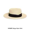 Sombrero de Paja de Gran Circunferencia de Cabeza, Estilo Hepburn Francés, Sombrero de Sol de Verano para Mujer, Ala Ancha con Protección Solar