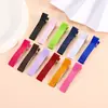 Clip de Pico de Pato Metálico de 3.5/5 cm Pasador de Cobertura Total Pinza Recta Pinza Lateral Hecha a Mano DIY Accesorios para el Cabello