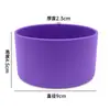 Copo de Água Capa Antiderrapante Capa Inferior de Borracha Copo de Vidro Isolamento Capa de Silicone Transfronteiriça 7,5cm9cm Capa de Copo de Silicone Universal