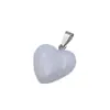 Pingente de amor em pedra natural transfronteiriço 20mm pingente de coração cor de cristal pingente de coração de pêssego acessórios de joias para colar