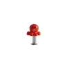 Figura de tiburón de boca grande de dibujos animados Adorno de decoración para pantalla de ordenador de coche Pantalla del salpicadero del coche Pequeño accesorio para coche