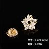 Série de Novos Produtos Agulha de Broche Estilo Coreano Moda Elegante Versátil Zircônia Pequena Flor de Gola Borboleta Formato Broche Acessórios