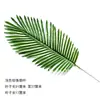Caparazón de tortuga simulado de una sola pieza, cola escasa, hoja verde, hoja artificial única, decoración de jardín de infantes, decoración de boda, hoja de plástico