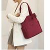 Nova Bolsa de Ombro de Lona Bolsa de Tecido de Nylon Transfronteiriça Japonesa Grande Capacidade Multibolsos Bolsa de Mão Casual