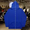 Sudadera de Color Sólido Transfronteriza Suministro Sudadera con Cremallera para Hombre y Mujer Cárdigan Liso Sudadera con Cremallera Stock Disponible