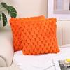 Estilo de venta caliente transfronteriza de Amazon moda moderna estilo simple patrón de caparazón de tortuga funda de almohada bordada de pelo corto de conejo