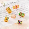 Acessórios para Pulseira DIY Banhados a Ouro Antigo que Preservam a Cor, Contas que Aumentam a Sorte, Joias de Pulseira Feitas à Mão, Acessórios de Joia Estilo Vintage