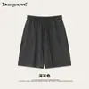 Chal sin mangas retro americano desgastado de verano 2025 Traje casual sin mangas vintage lavado para hombre