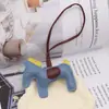Chaveiro de Couro PU com Franja de Pônei para Chaveiro de Bolsa Pingente Decoração Chaveiro Moda Pequeno Presente Fábrica