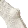 Calcetines de vellón de coral sin pelusa transfronterizos para hombre y mujer, calcetines de vellón de color liso, media caña, cálidos para dormir, calcetines de piso