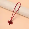 Nudo Wenchang Nudo Chino Borla Bolsita Bolsita Cordón Cuerda de Mano de Jade Colgante Joyería