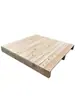 Plataforma de plataforma de palets para montacargas de madera maciza plataforma de camping estantería de almacén de alta resistencia estantería de madera para logística alfombrilla a prueba de humedad tabla de madera