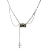 Collar con colgante de cámara para mujer, moderno, dulce, moderno, con estilo hip hop, estilo punk y moderno.