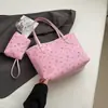 Estética Bolso Tote Versátil de Gran Capacidad para Desplazamiento Diario, Clase Estudiantil, Un Solo Hombro, Axila, Bolso de Mano Casual, Bolso para Mujer