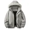 Parka con capucha de forro polar retro para invierno 2026: Casual, de corte holgado, moderno, versátil y a la moda