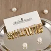 Pendientes Franceses Retro de Perla con Forma de Corazón, Juego de Seis Pares, Pendientes Femeninos al por Mayor, Más Vendidos Transfronterizos Europeos y Americanos