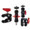 Pinza de Pinza de Cangrejo Brazo Mágico Soporte Monitor Mano Monstruo Rosca Multifuncional Abrazadera de Trípode Clip Poderoso de Bol Guisante