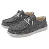 Artículo popular de comercio exterior: Zapatos de Lona Estilo Bohemio Talla Grande 46, Mocasines Ligeros Transfronterizos, Zapatos de Lona para Hombre