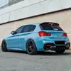 Adequado para BMW Série 1 Pós-Produção MP Spoiler Traseiro F20 Modificado Dmax Pá Traseira Quatro Saídas Spoiler Traseiro