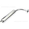 Mini acessórios para bicicleta motor de dois punções 49CC 60CC 80CC tubo de escape silenciador tubo de fumaça linha de ferro