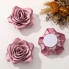 Temperamento Retro Tela Cuello Satén Estéreo Rosa DIY Hecho a Mano Versátil Pasador Accesorios para el Cabello Accesorios para Ropa Venta al por Mayor