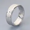 Hao Yi Joias Transfronteiriças Atacado Moda Estilo Coreano Tendência Nicho Simples Anéis Masculinos e Femininos Anéis de Casal de Aço Inoxidável