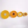 Roda de Polimento Macia de Algodão para Venda por Atacado Cinto de Amarração Roda de Pano Amarela Pérola Roda de Pano Amarela para Polimento de Joias Jade Espelho